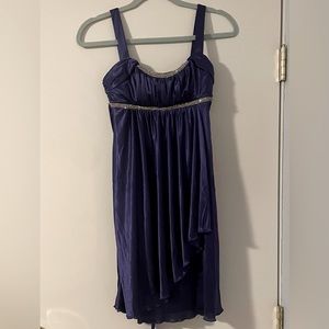 Purple juniors party dress